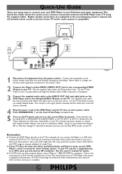 Philips DVD727 Quick start guide