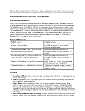 Motorola ADMIRAL Motorola warranty terms and conditions
