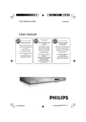 Philips DVP3500 User manual
