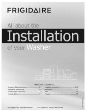 Frigidaire FAFW3801LW Installation Instructions (All Languages)