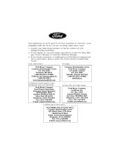 2007 Ford Expedition Warranty Guide 5th Printing