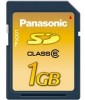 Get Panasonic SDV01GU1A - 1GB Class6 Pro High Speed SD Card PDF manuals and user guides
