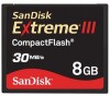 Get SanDisk 8GB EXTREME - 8GB Extreme III CompactFlash Card PDF manuals and user guides