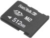 Get SanDisk SDMSM2-512-A10AM - 512 MB Memory Stick Micro M2 PDF manuals and user guides