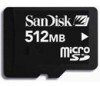 Get SanDisk SDSDSQ-512-A10M - TransFlash MicroSD Memory Card 512 MB PDF manuals and user guides