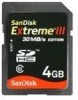 Get SanDisk SDSDX3-004G-A31 - Extreme III 30MB/s Edition High Performance Card Flash Memory PDF manuals and user guides