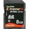 Get SanDisk SDSDX3-008G-E31 - 8GB Extreme III SD Card 30MB/s PDF manuals and user guides
