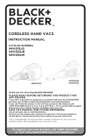 Black & Decker HRV425BLP handleiding (32 pagina's)
