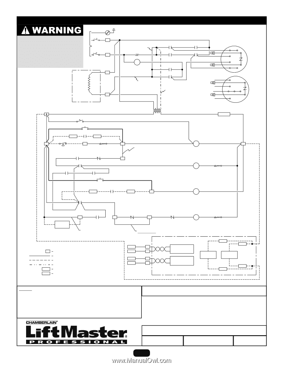 Chamberlain Liftmaster Professional 1 3 Hp Wiring Diagram Wiring Diagram