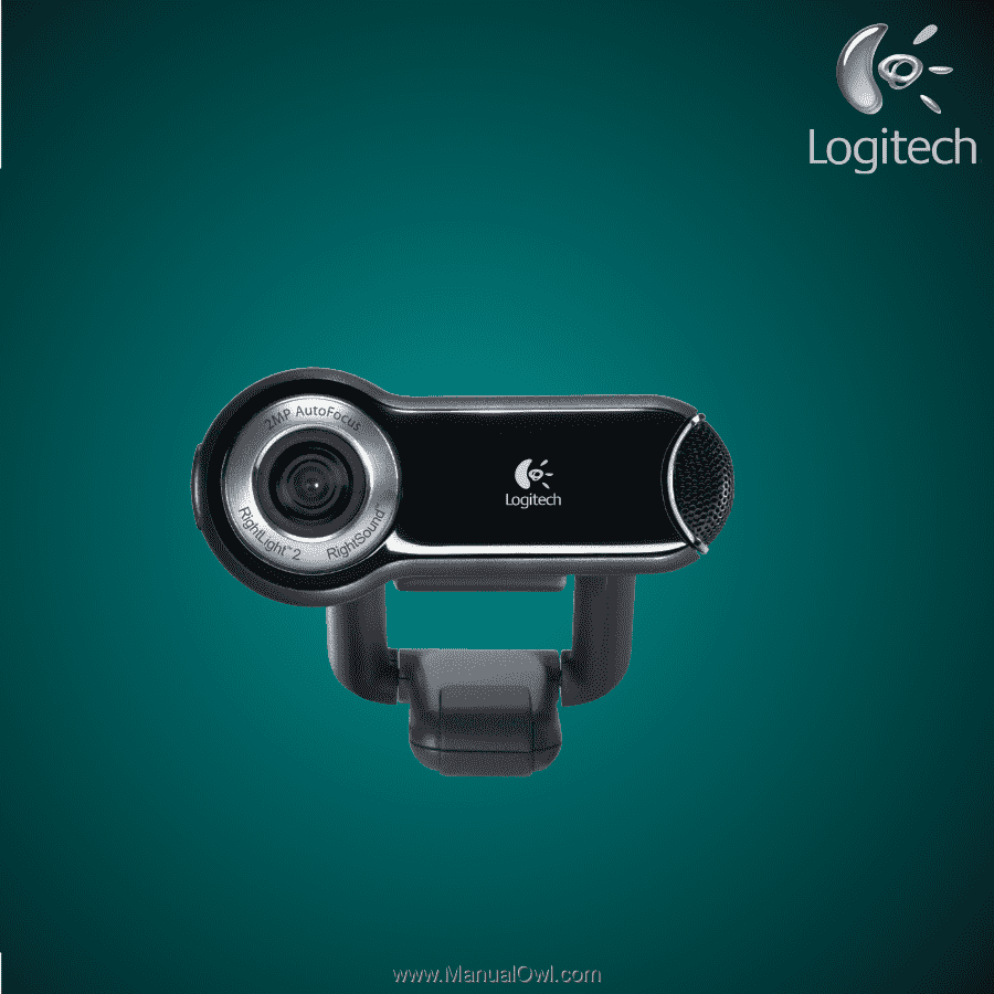 Logitech Webcam Pro 9000 Manual