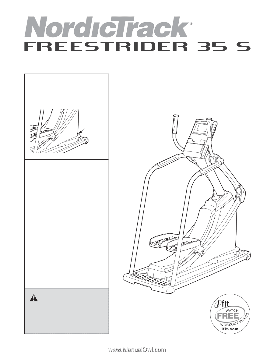 NordicTrack Freestrider 30s Elliptical | English Manual