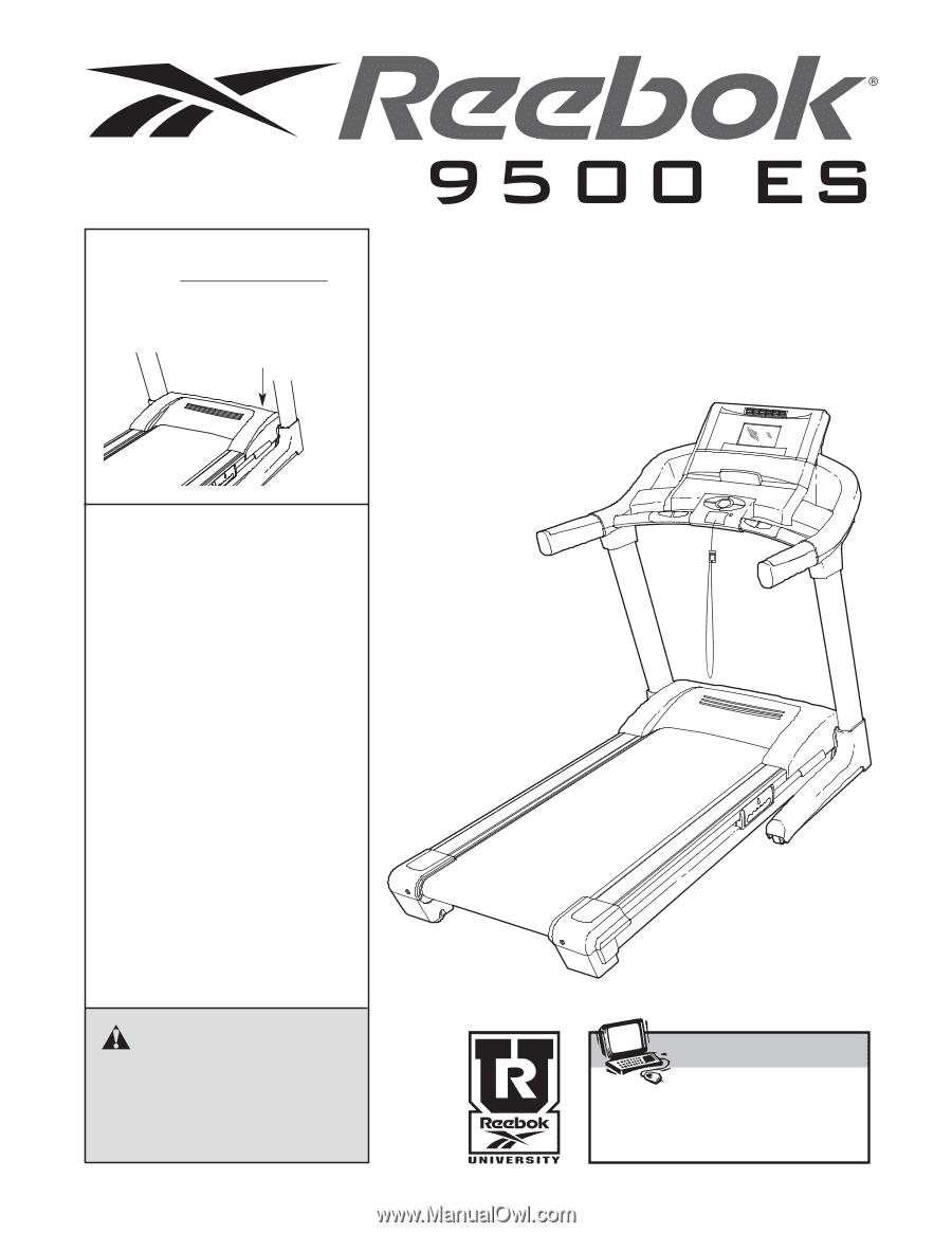 Reebok 9500 Es Treadmill | English Manual