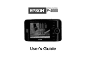 Epson P4000 User's Guide