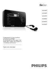 Philips SA5285BT User manual
