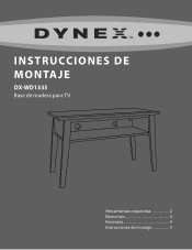 Dynex DX-WD1335 User Manual (Spanish)