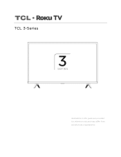 TCL 49 inch 3-Series S305 Roku TV User Guide