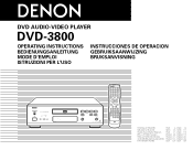 Denon DVD-3800 Owners Manual