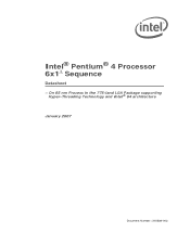 Intel HH80552PG0962M Data Sheet