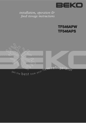 Beko TF546AP User Manual