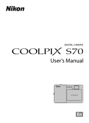 Nikon 26175 S70 User's Manual