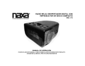 Naxa NRC-176 Spanish Manual