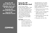 HP 8450 Using the ATI All-In-Wonder Card