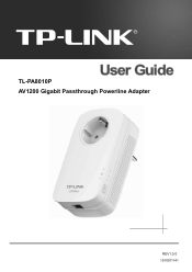 TP-Link AV1200 TL-PA8010P KIT(US) V1 User Guide