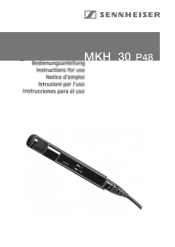 Sennheiser MKH 30-P48 Instructions for use
