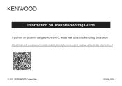 Kenwood WS-A1 User Manual 1