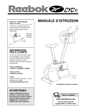 Reebok Cyc1i Bike Italian Manual
