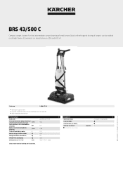 Karcher BRS 43/500 C Product information