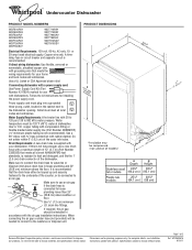 Whirlpool WDT770PAYB Dimension Guide