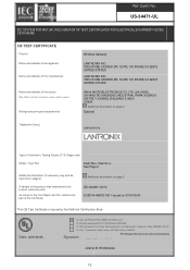 Lantronix SGX 5150 IoT Device Gateway SGX 5150 Certification Update US-34471-UL