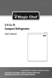 Magic Chef MCBR240W1 User Manual