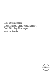 Dell U2518D UltraSharp Display Manager Users Guide