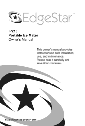 EdgeStar IP210BL Owner's Manual