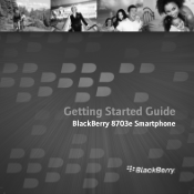 Blackberry 8703e Getting Started Guide