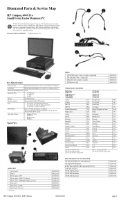 Compaq 4000 Illustrated Parts & Service Map 4000 Pro Small Form Factor Business PC