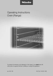 Miele HR 1724 G Operating instructions/Installation instructions
