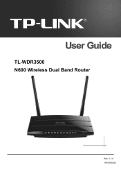 TP-Link N600 TL-WDR3500 V1 User Guide 1910010836