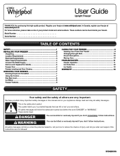 Whirlpool WZF79R18DM Use & Care Guide
