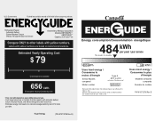 KitchenAid KBSN608EPA Energy Guide
