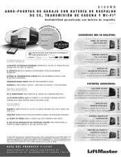 LiftMaster 8160WB 8160WB Product Guide Spanish