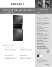Frigidaire FFLE4033QW Product Specifications Sheet