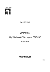 LevelOne WAP-0008 Manual