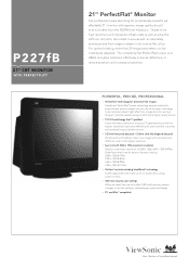 ViewSonic P227FB Brochure