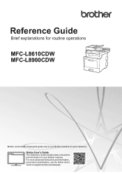 Brother International MFC-L8900CDW Reference Guide