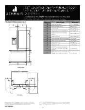 Jenn-Air JFFCC72EHL Dimension Guide