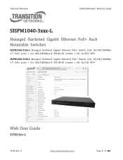 Lantronix SISPM1040-3248-L Web User Guide Rev G PDF 14.13 MB