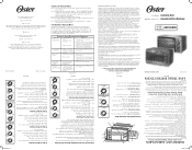 Oster Convection Countertop Oven English